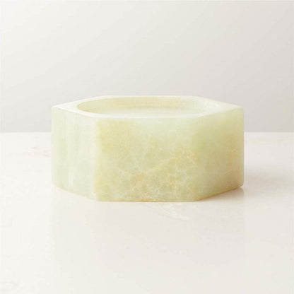 Vela Cube Marble Candle Holder