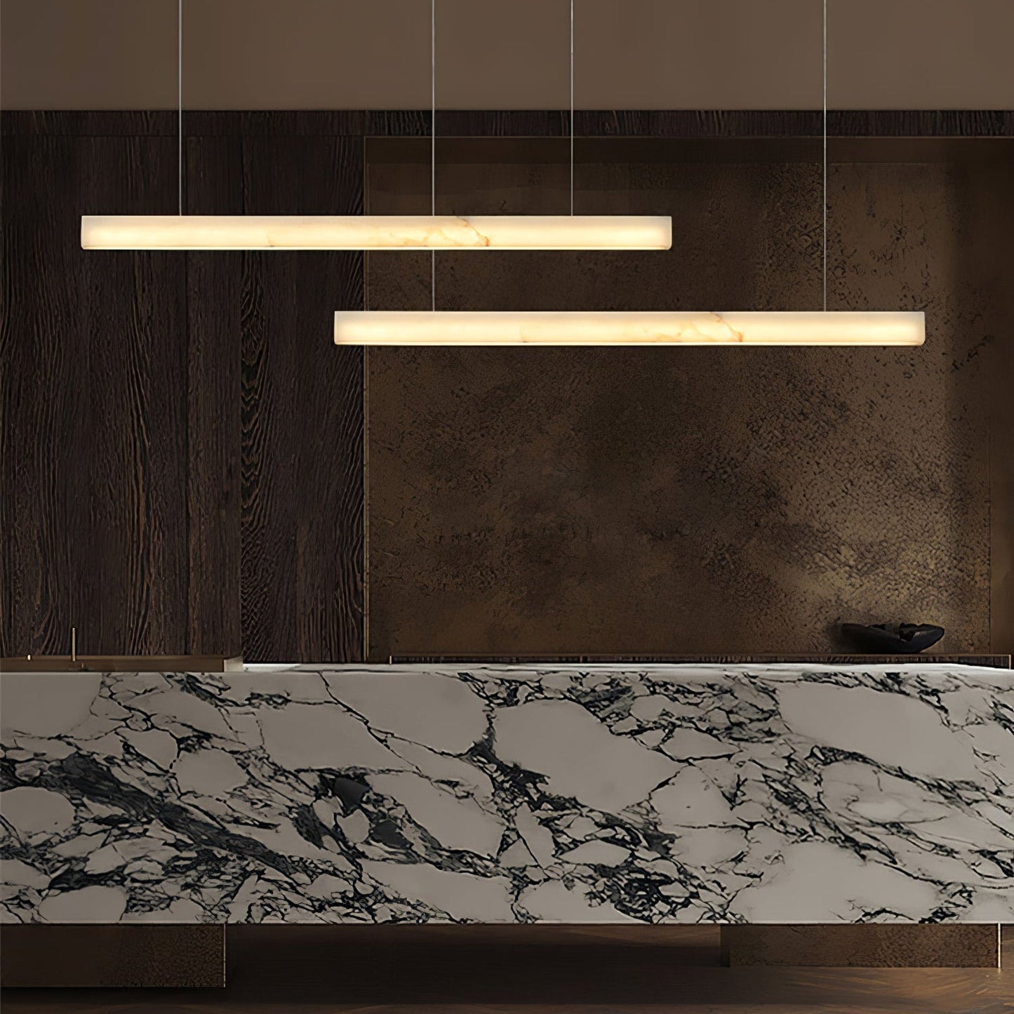 Velmore Linea Alabaster Pendant Lamp