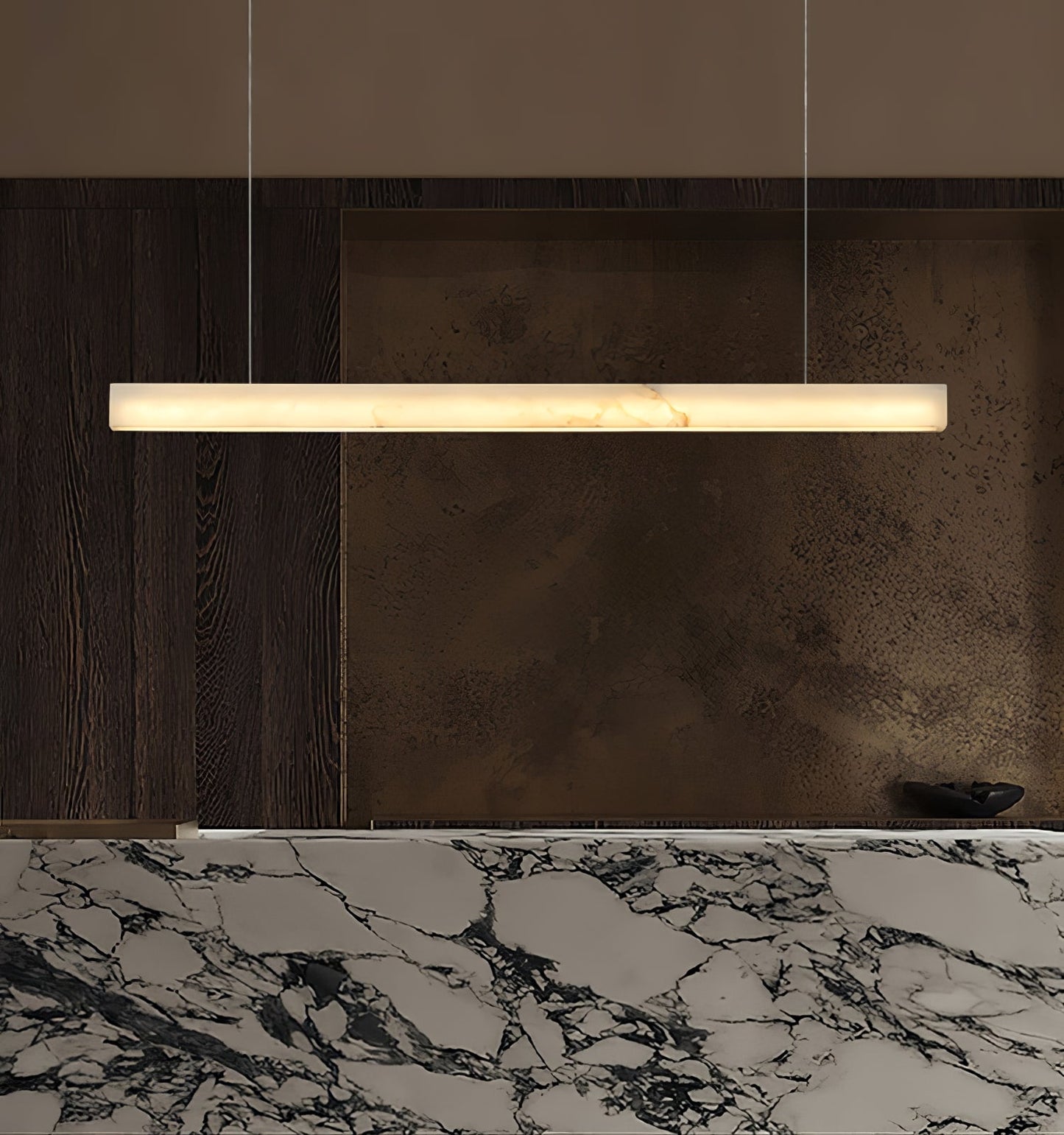 Velmore Linea Alabaster Pendant Lamp