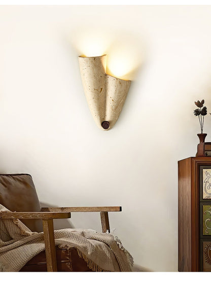Velo Draped Stone Sconce