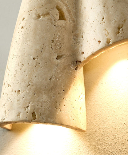 Velo Draped Stone Sconce