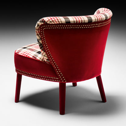 Velvet Designer Occasional Chair