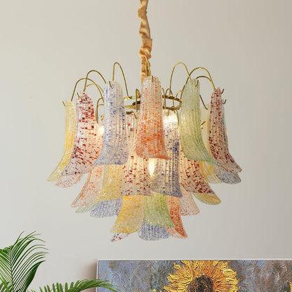 Venini Colorful Murano Glass Ceiling fixture Chandelier