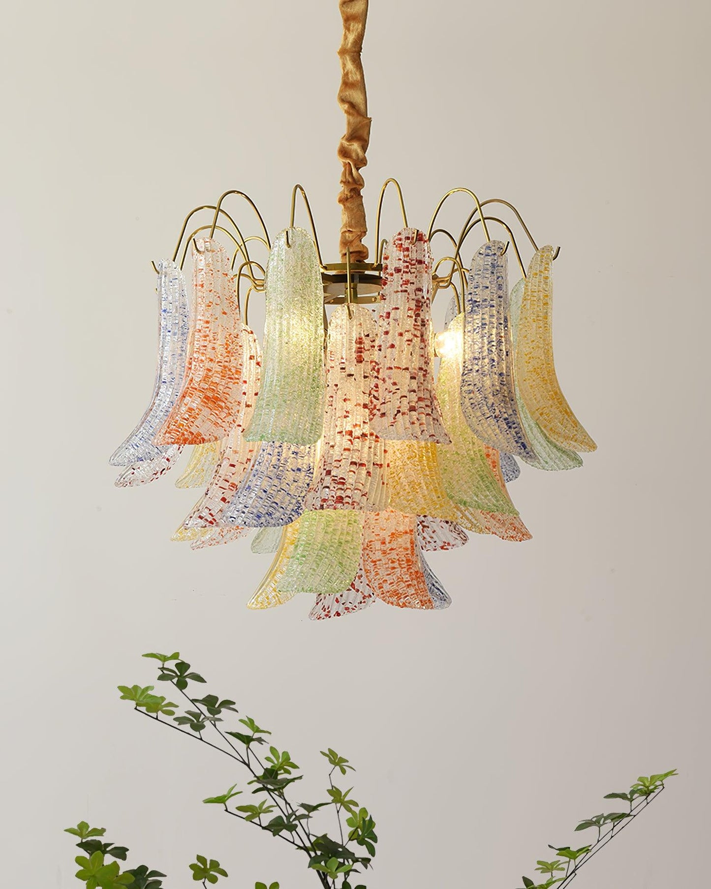Venini Colorful Murano Glass Ceiling fixture Chandelier