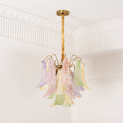 Venini Colorful Murano Glass Ceiling fixture Chandelier