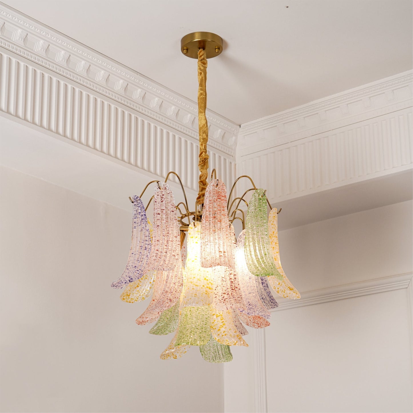 Venini Colorful Murano Glass Ceiling fixture Chandelier