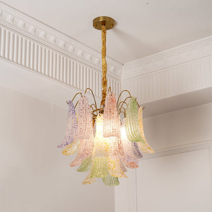 Venini Colorful Murano Glass Ceiling fixture Chandelier