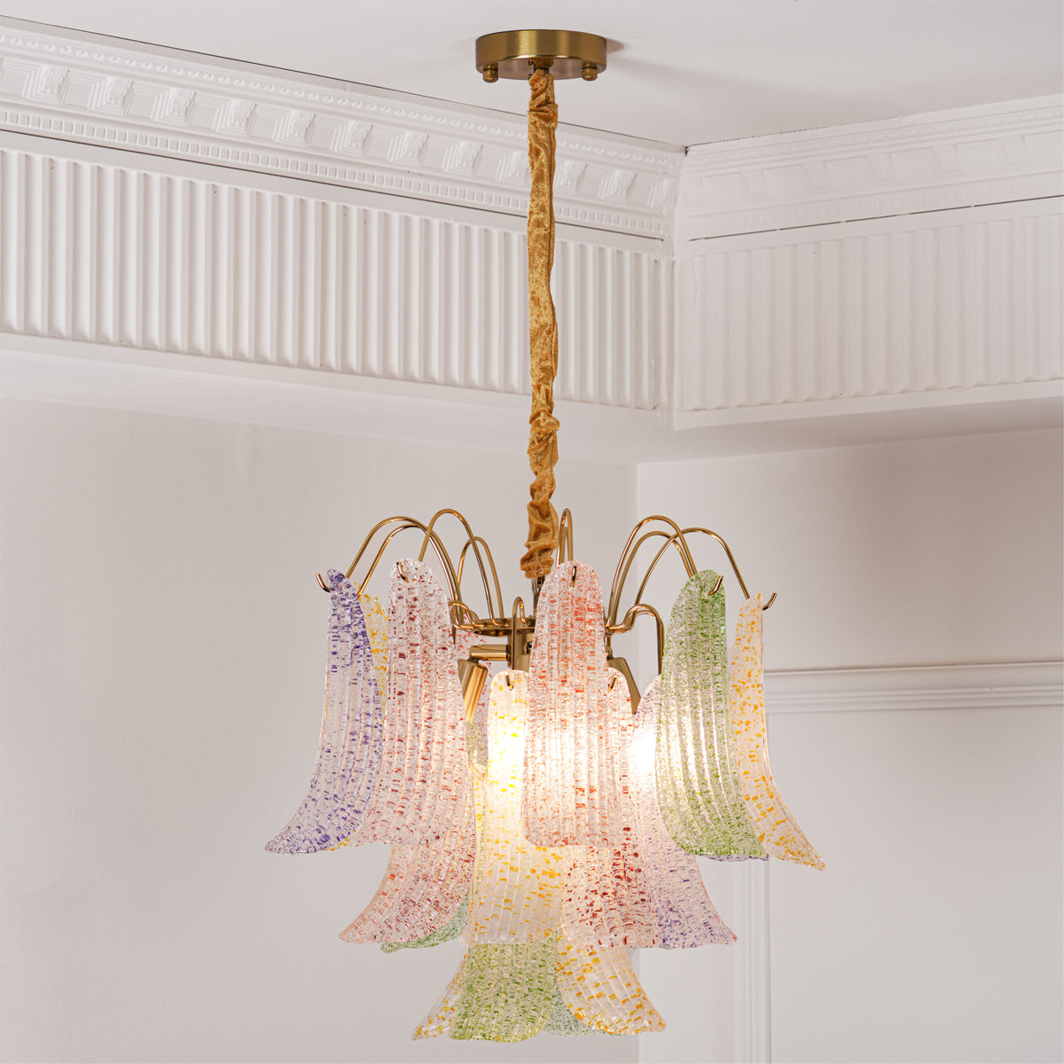Venini Colorful Murano Glass Ceiling fixture Chandelier