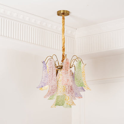 Venini Colorful Murano Glass Ceiling fixture Chandelier