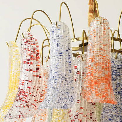 Venini Colorful Murano Glass Ceiling fixture Chandelier