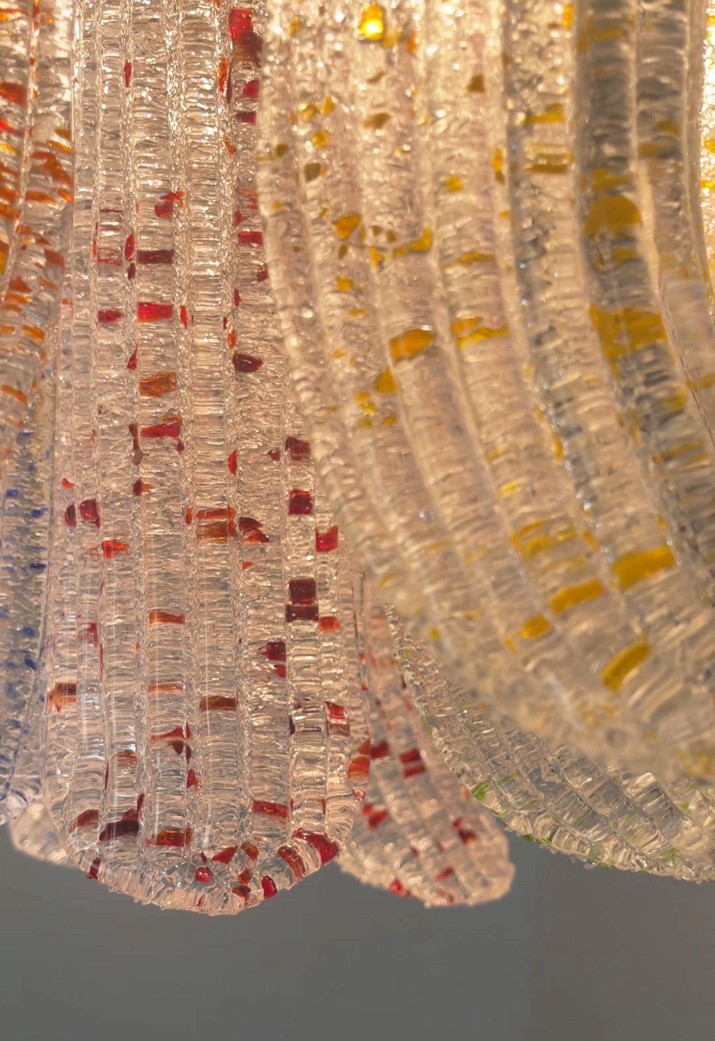 Venini Colorful Murano Glass Ceiling fixture Chandelier