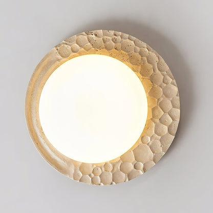 Venus Textured Stone Ceiling Light