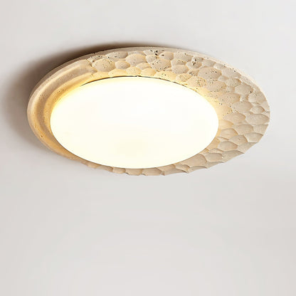 Venus Textured Stone Ceiling Light