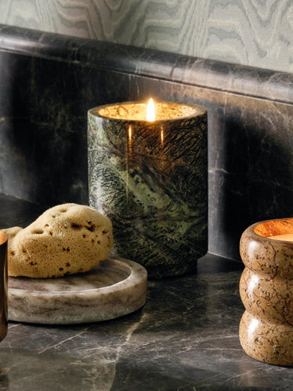 Verdant Stone Candle Holder