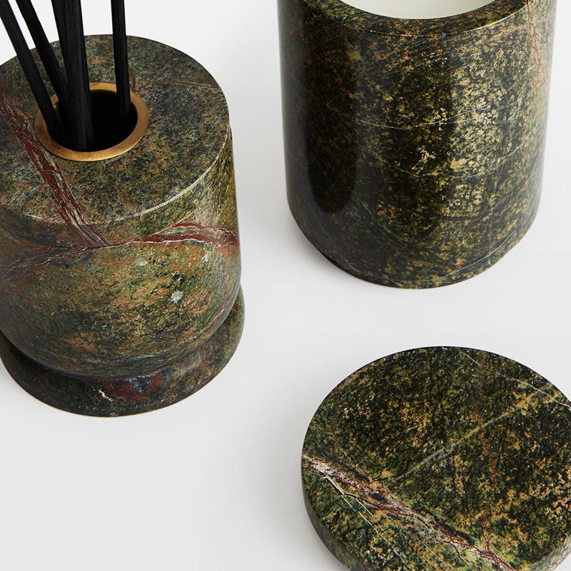 Verdant Stone Candle Holder