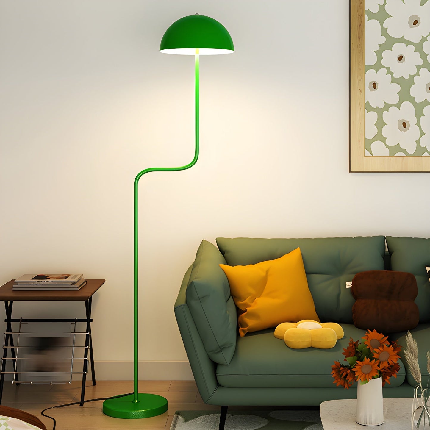 Verdant Arc Reading Lamp Floor Lamp