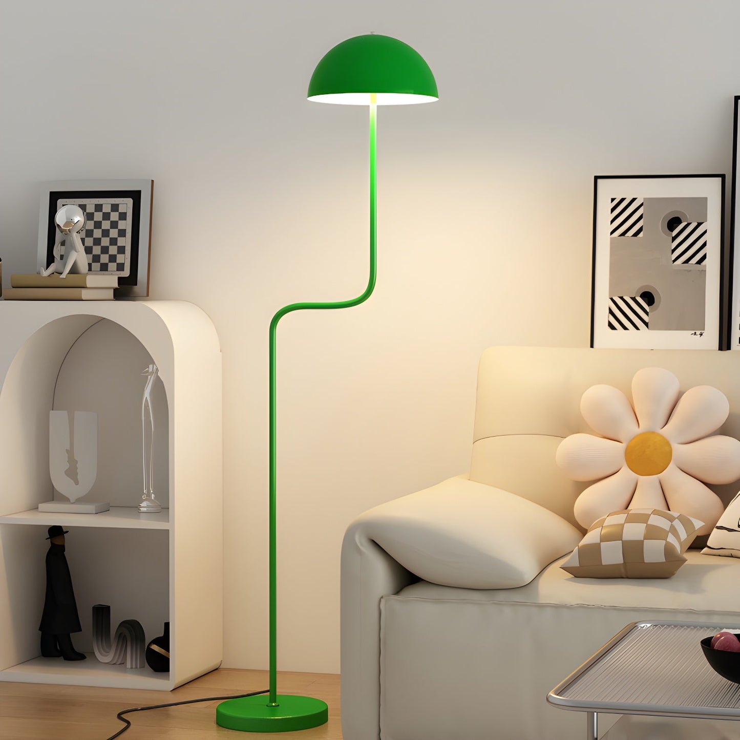 Verdant Arc Reading Lamp Floor Lamp