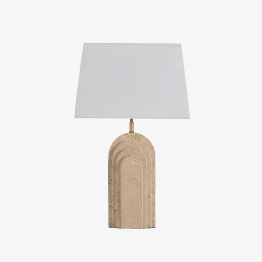 Verdura Travertine Table Lamp
