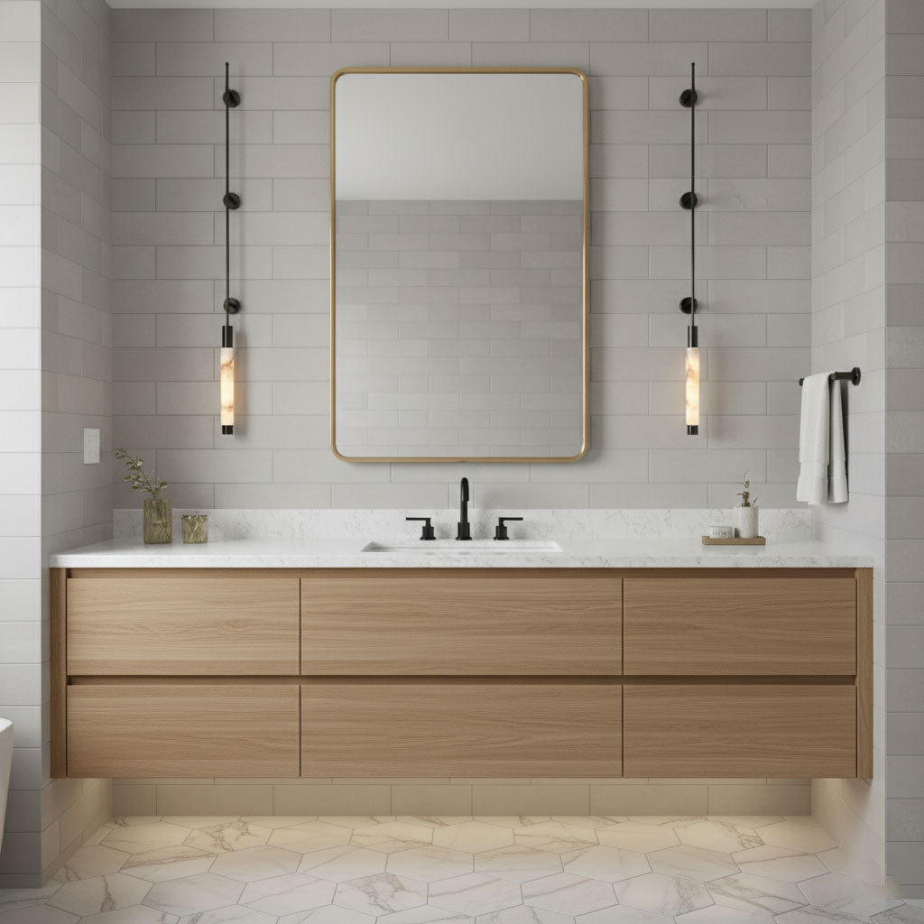 Verita Alabaster Wall Sconce