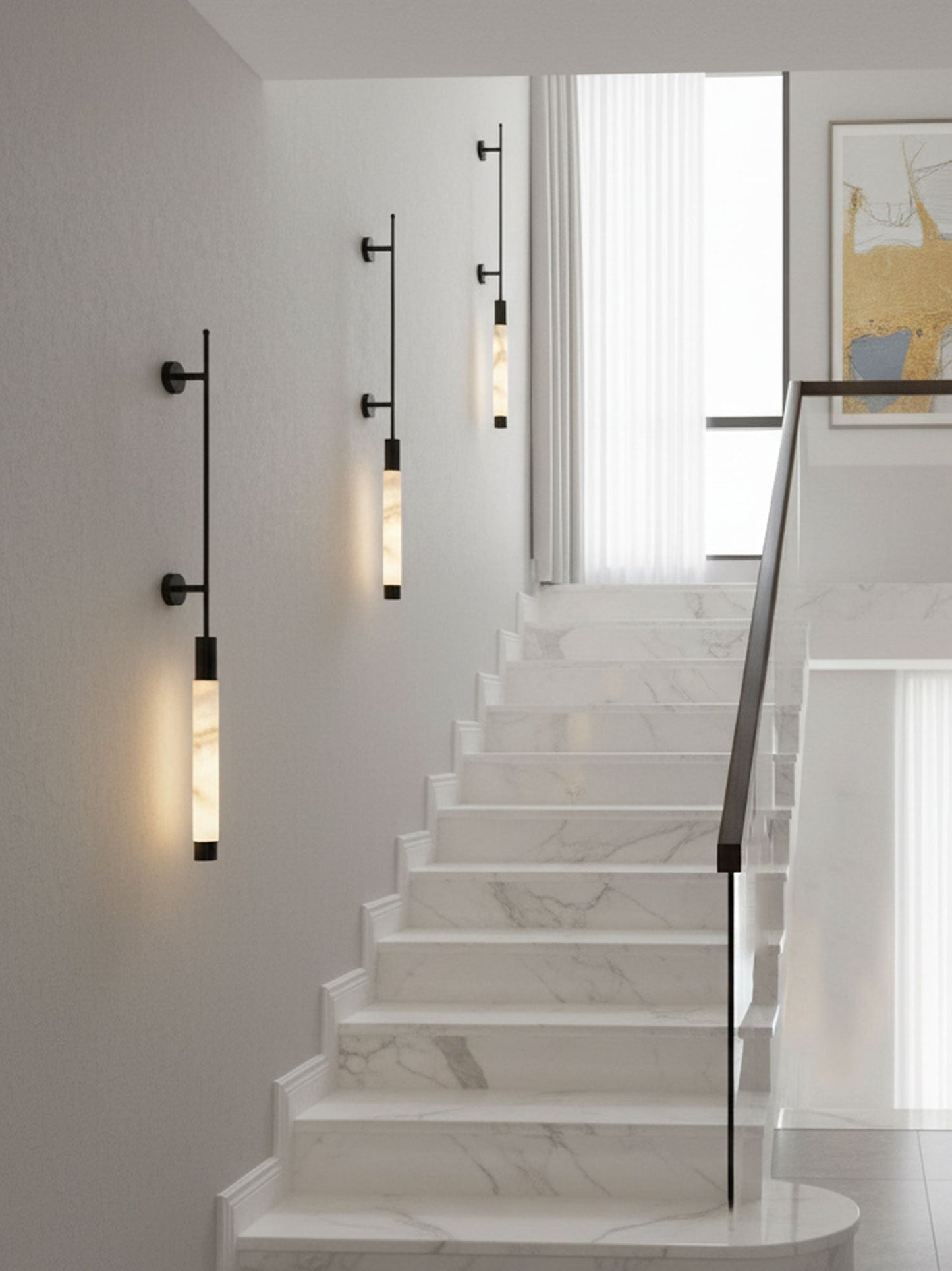 Verita Alabaster Wall Sconce