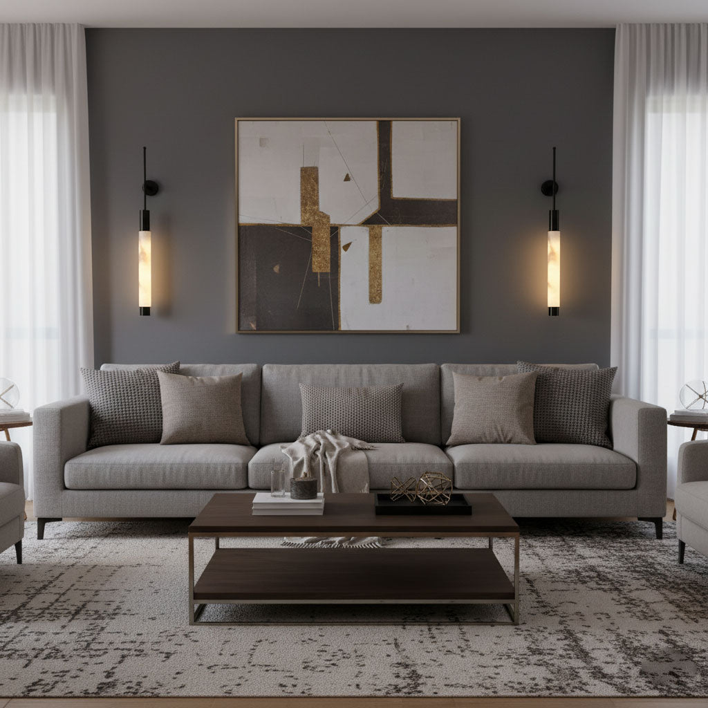 Verita Alabaster Wall Sconce