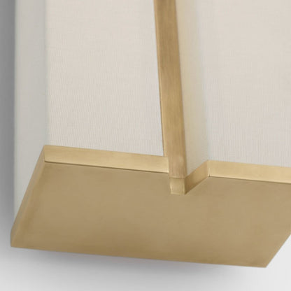 Columnar Fabric Sconce