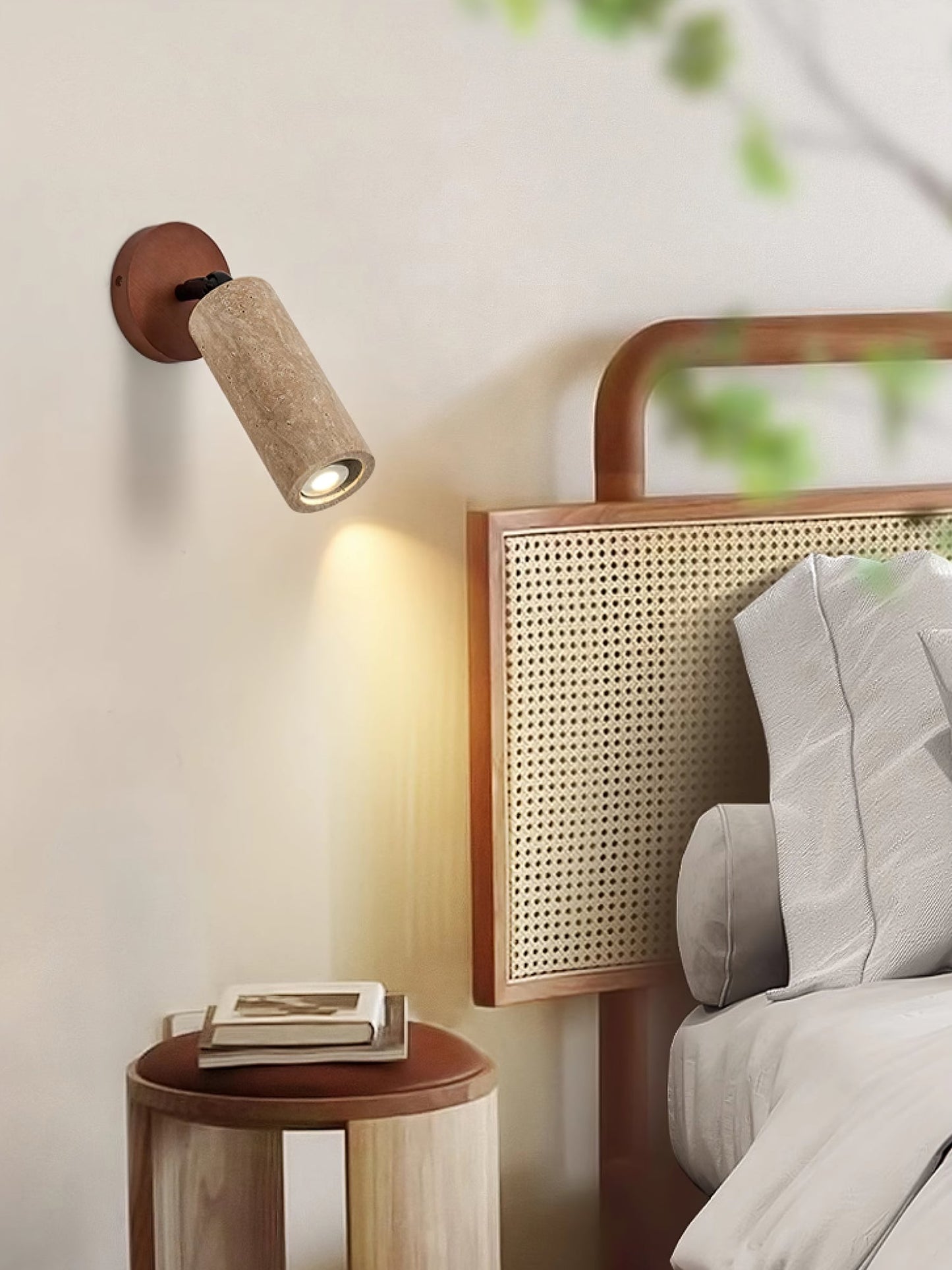 Versa Stone Adjustable Plug-in Wall Light