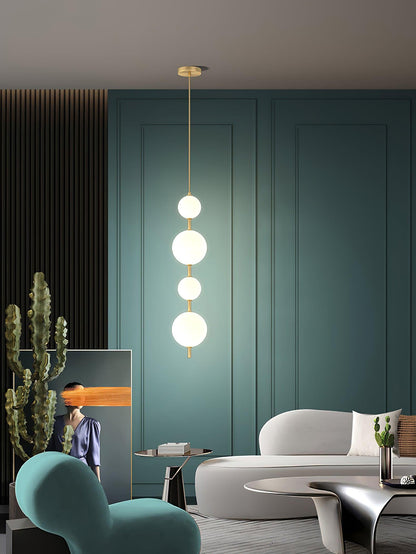 Vertical Globe Ceiling light fitting Pendant Lamp