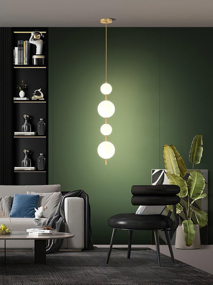 Vertical Globe Ceiling light fitting Pendant Lamp