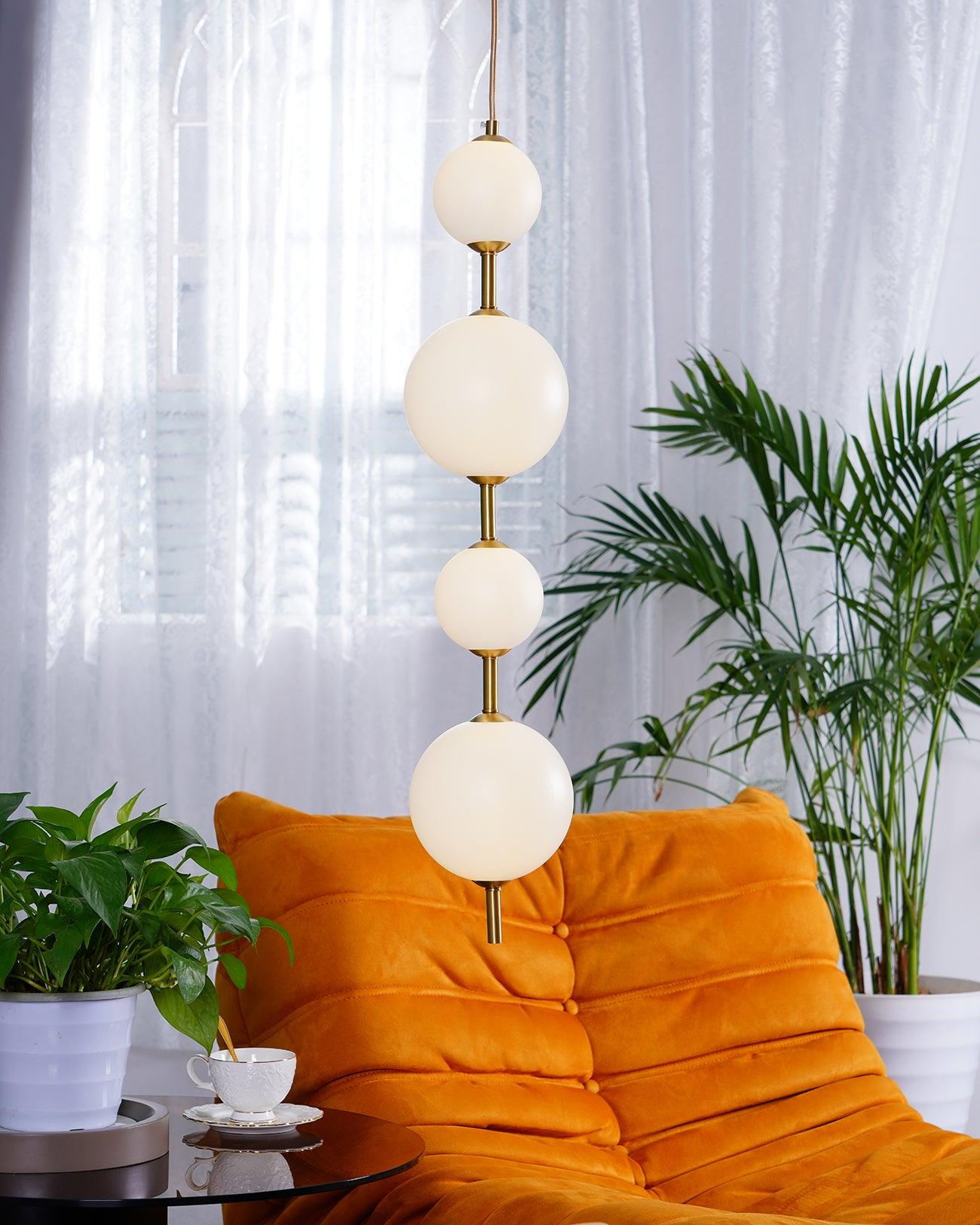 Vertical Globe Ceiling light fitting Pendant Lamp