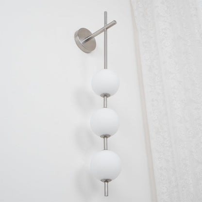 Vertical Globe Plug-in Lamp bracket Wall Lamp