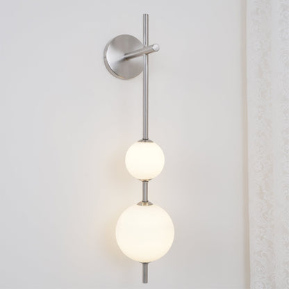 Vertical Globe Plug-in Lamp bracket Wall Lamp