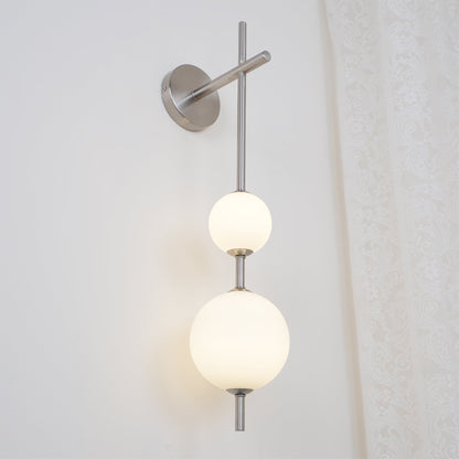 Vertical Globe Plug-in Lamp bracket Wall Lamp