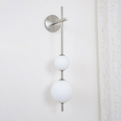 Vertical Globe Plug-in Lamp bracket Wall Lamp