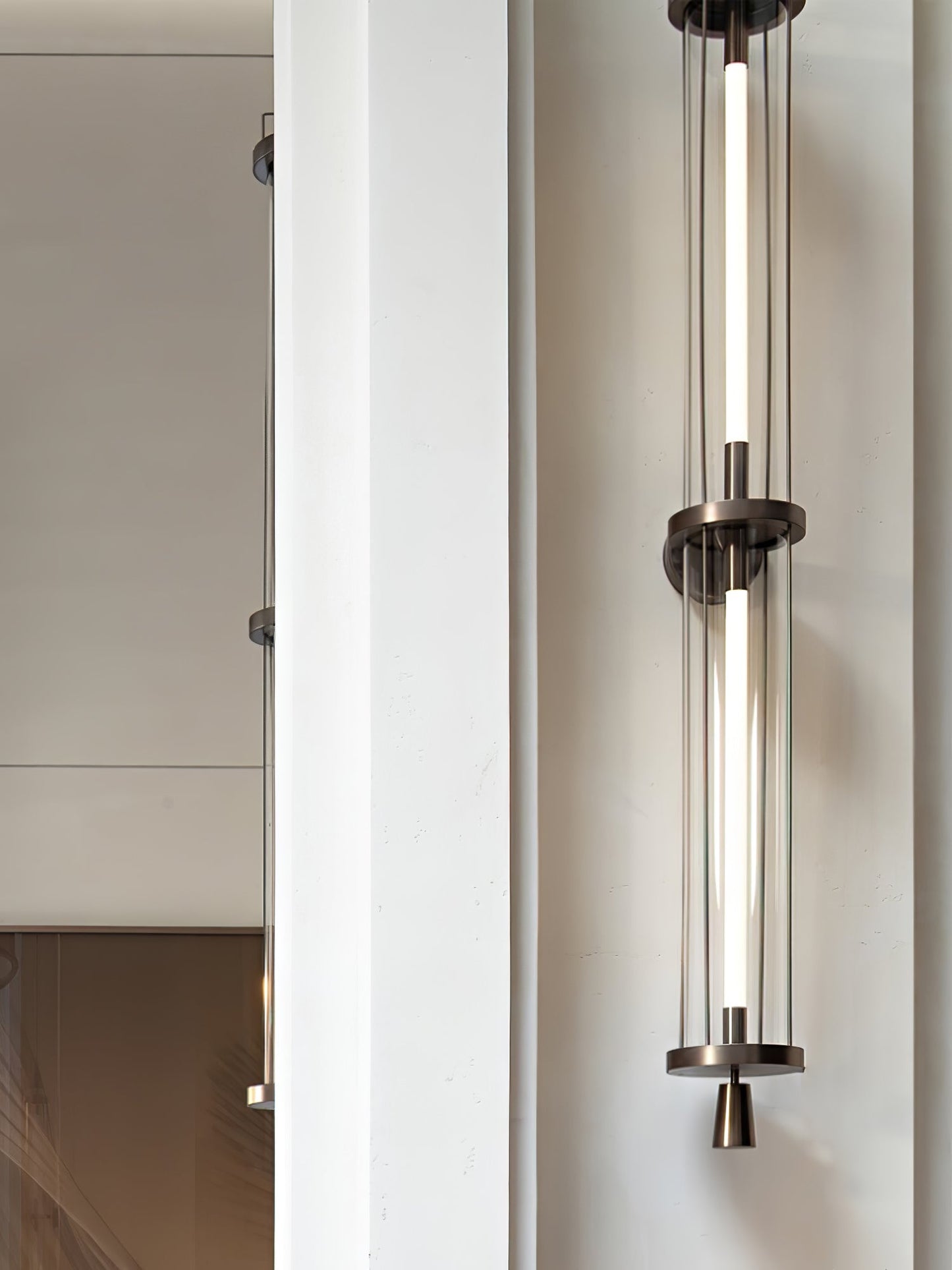 Vertical Bracket light Wall Sconce