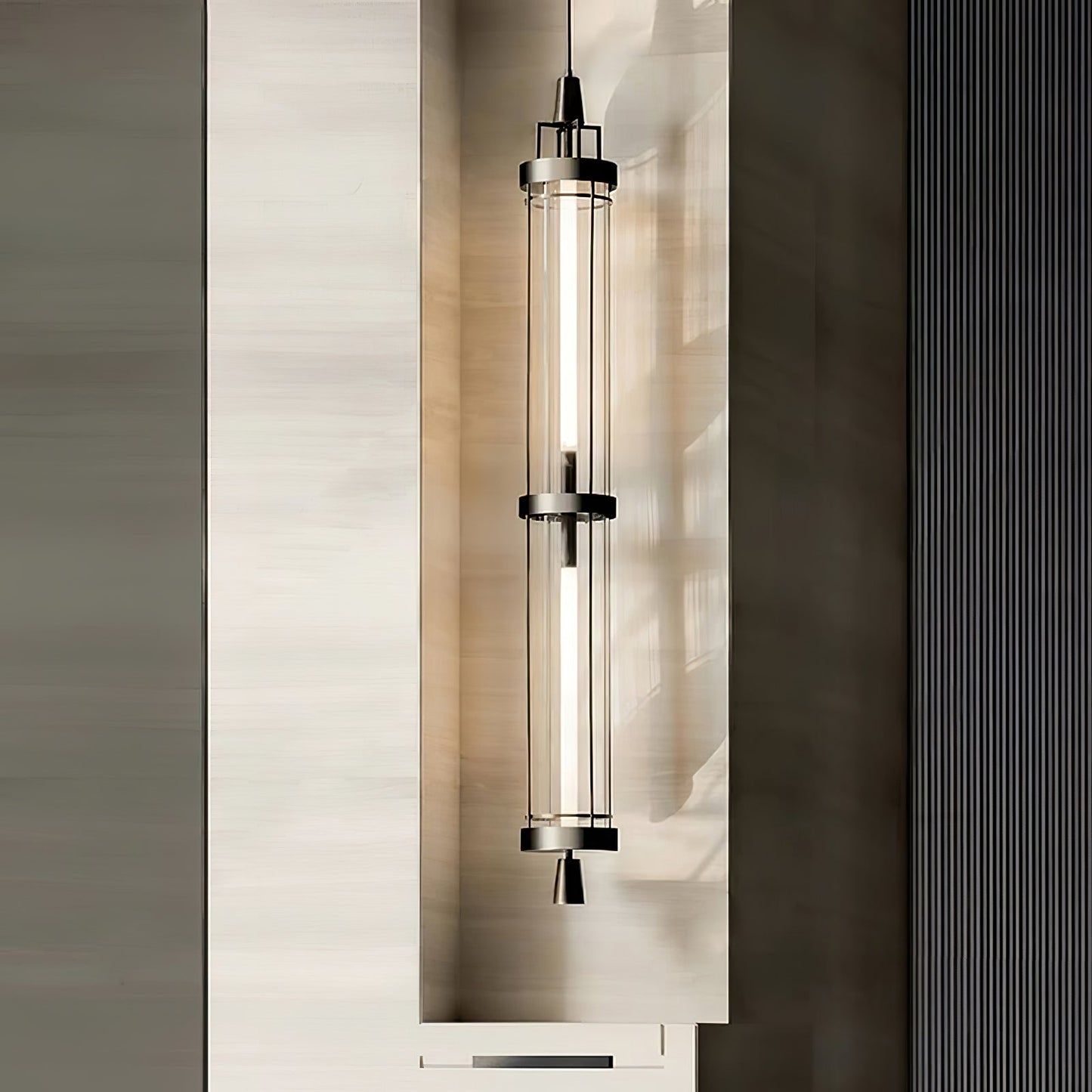 Vertical Bracket light Wall Sconce