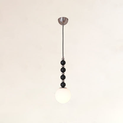 Vertical Walnut Balls Houselight Pendant Lamp