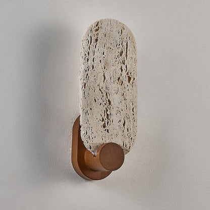 Vesper Travertine Wall Light