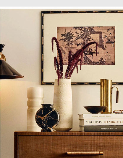 Vetra Noir Marble Vase