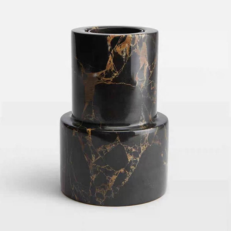 Vetra Noir Marble Vase