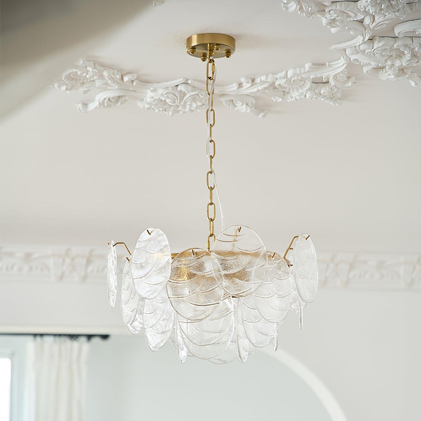 Victorian Disc Ceiling fixture Chandelier