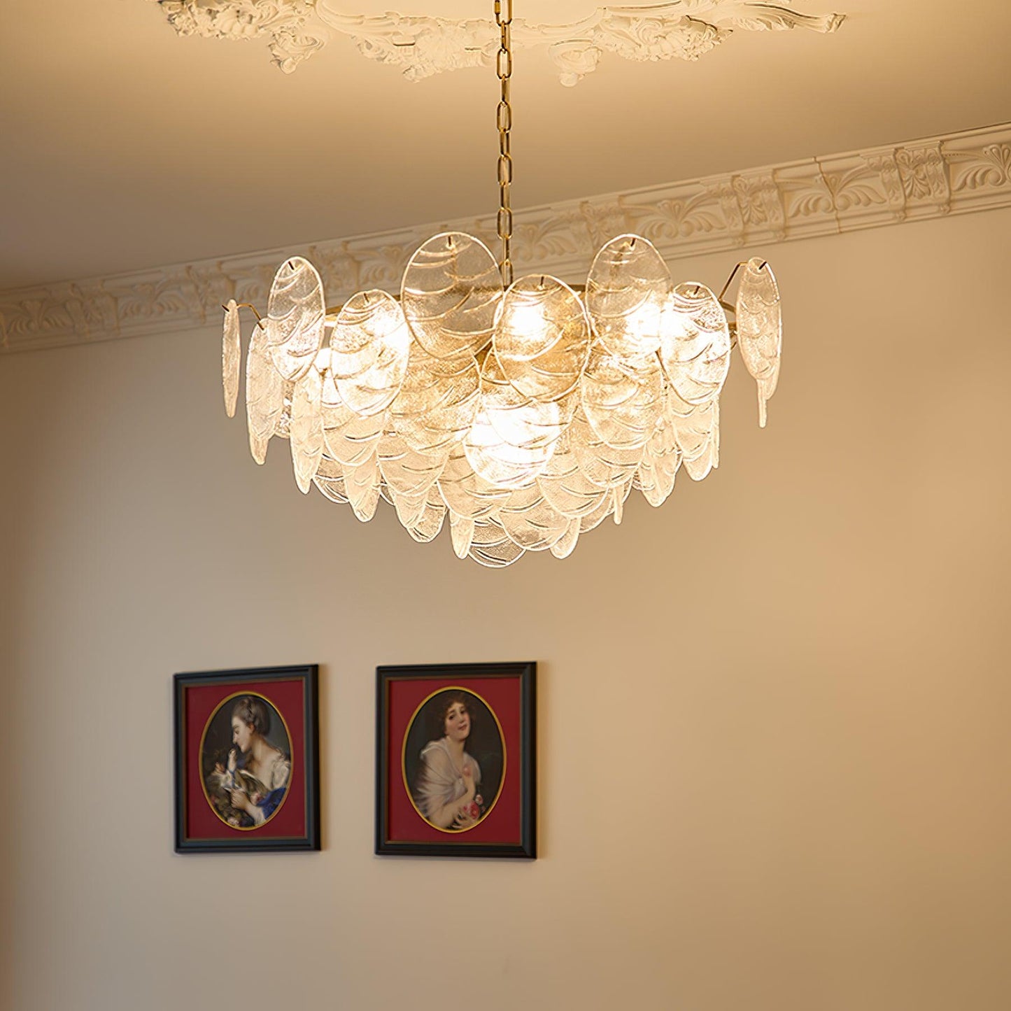 Victorian Disc Ceiling fixture Chandelier