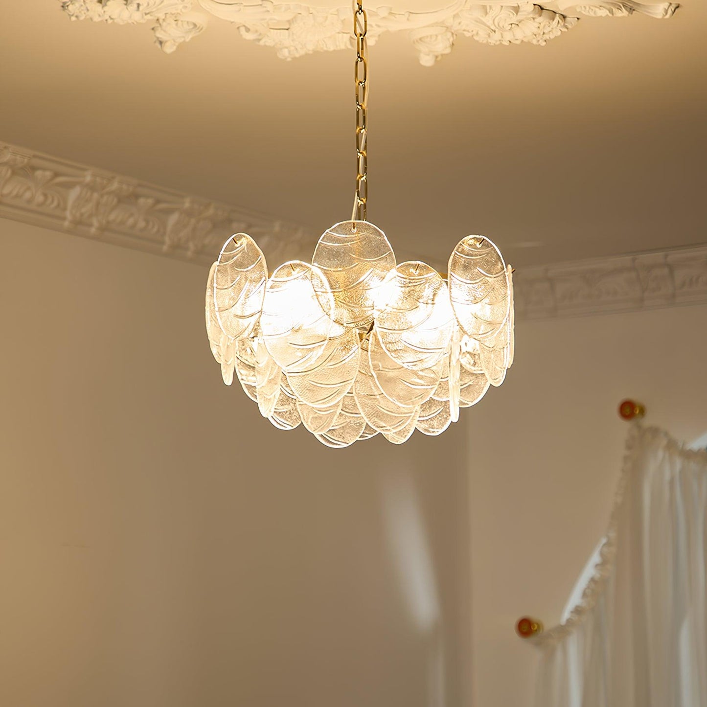 Victorian Disc Ceiling fixture Chandelier