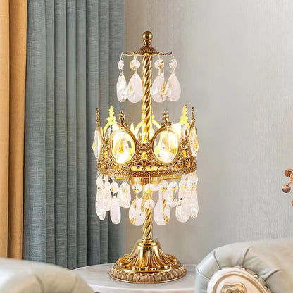 Vintage Crystal Task lamp Table Light