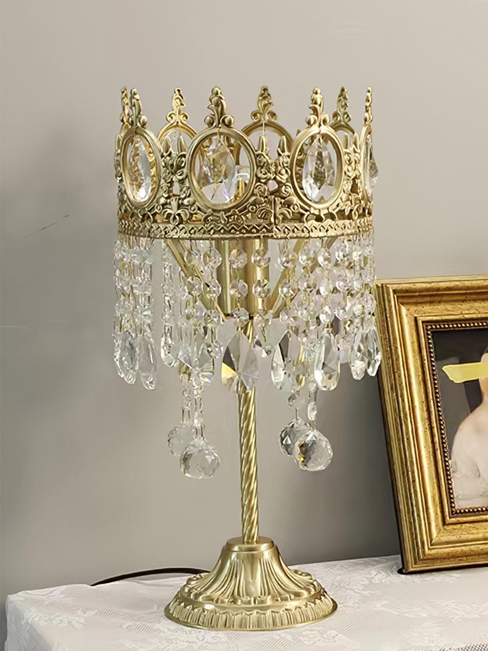 Vintage Crystal Task lamp Table Light