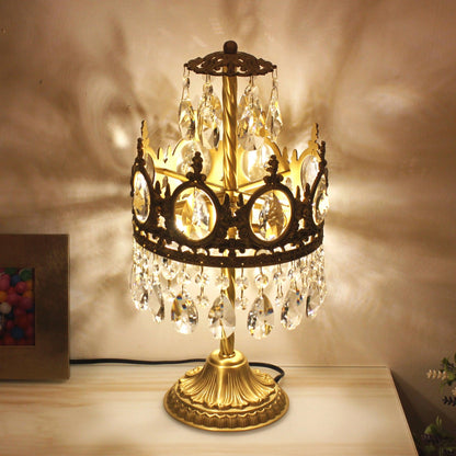 Vintage Crystal Task lamp Table Light