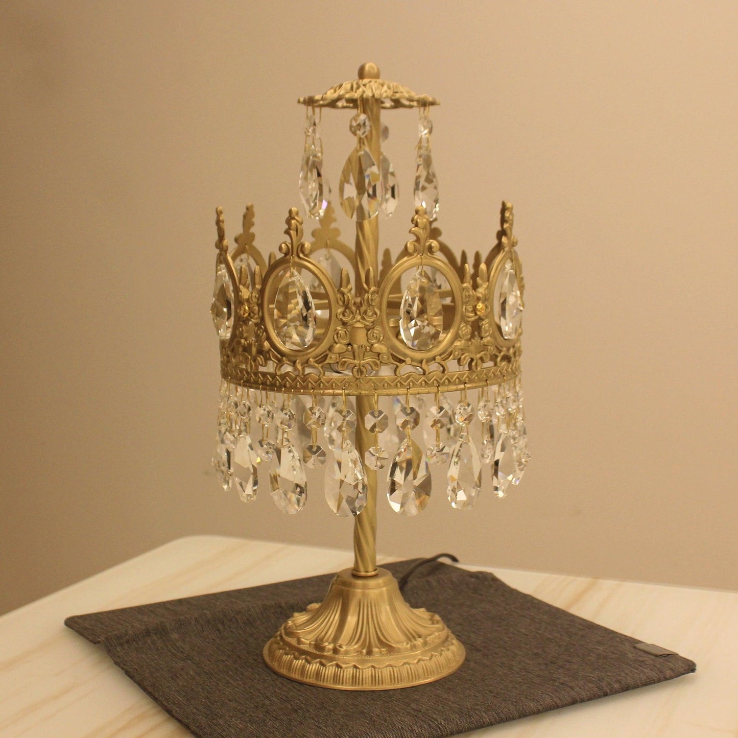 Vintage Crystal Task lamp Table Light