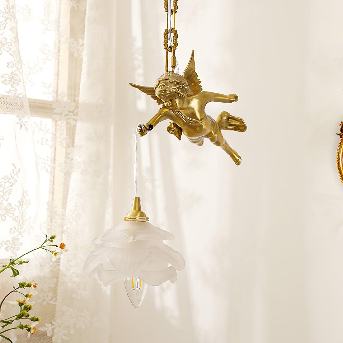 Vintage Angel Droplight Pendant Light