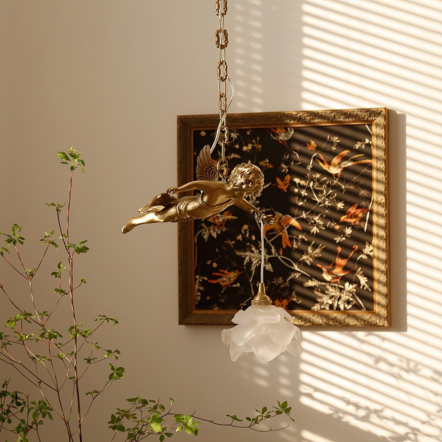 Vintage Angel Droplight Pendant Light