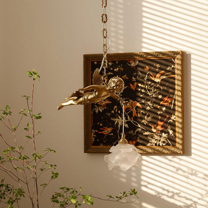 Vintage Angel Droplight Pendant Light